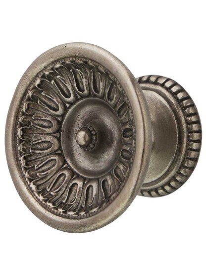 Chalice Large Cabinet Knob - 2 1/8 inch Diameter in Monticello Silver.